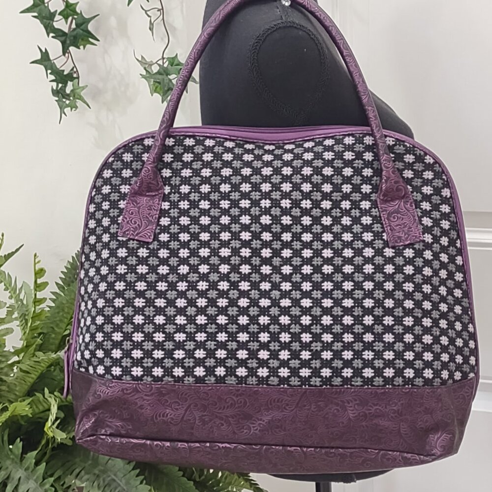 Purple Tote / Weekender Bag - Picture 3 of 6